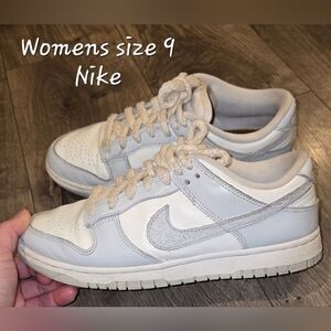 Nike Women's Gray and White Sneakers